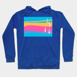 Pink sea Hoodie